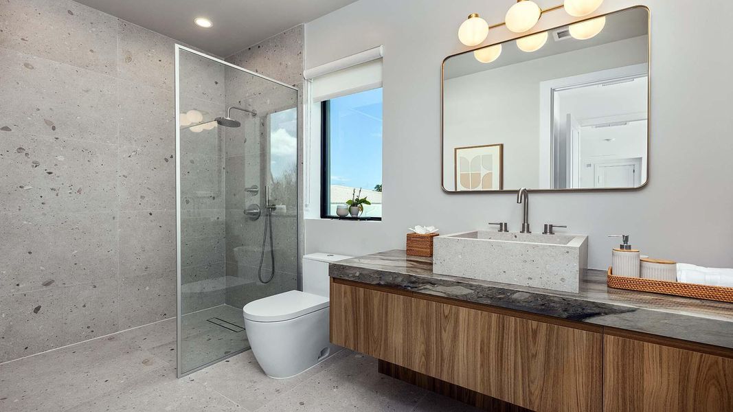 Furnished interior view inside a new home in , Boca Raton (Image 7).