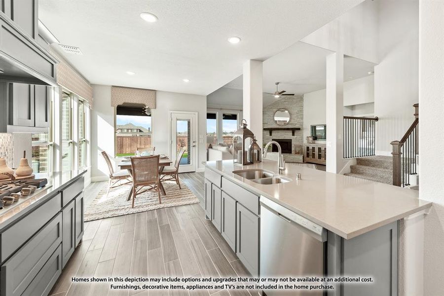 Furnished interior view inside a new home in North Grove, Waxahachie (Image 21).