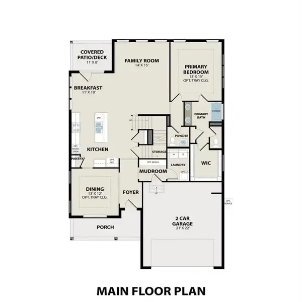 2D floor plan layout of this home in Mercer Meadows, Royse City, TX (Image 3). 2D floor plan layout of this home in Mercer Meadows, Royse City, TX (Image 3).