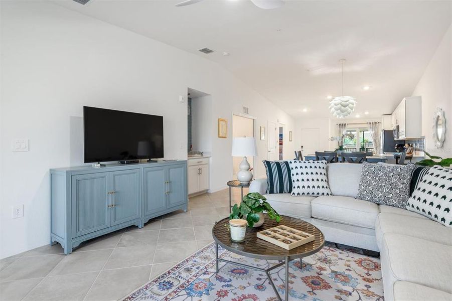 Furnished interior view inside a new home in , Venice (Image 8).