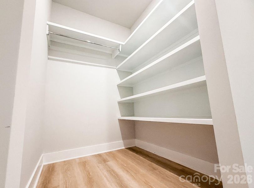 Large storage closet inside rhe laundry room