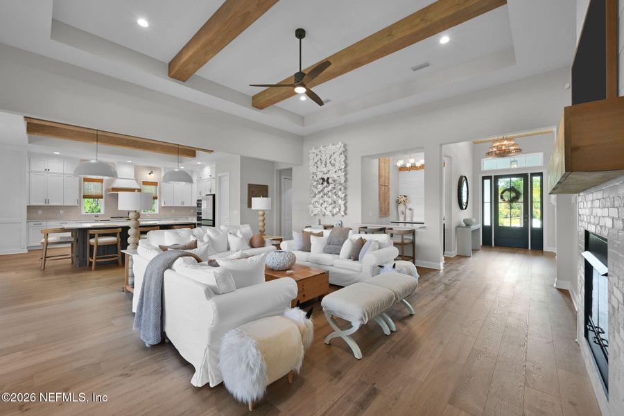 Furnished interior view inside a new home in Palmetto Cove, Ponte Vedra (Image 51).