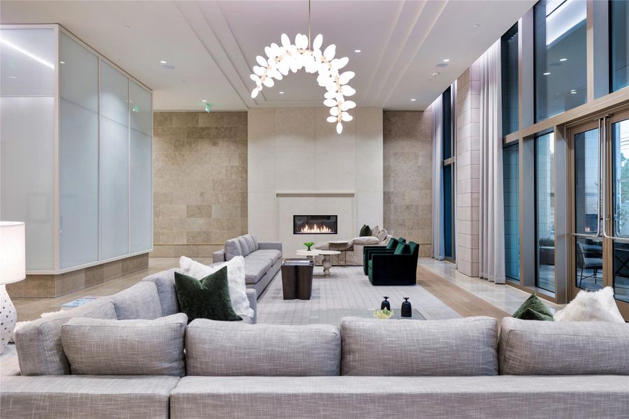 Furnished interior view inside a new home in , Houston (Image 19).