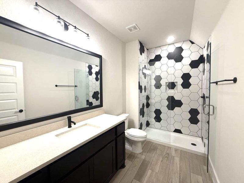 Furnished interior view inside a new home in Parmer Ranch, Georgetown (Image 17).