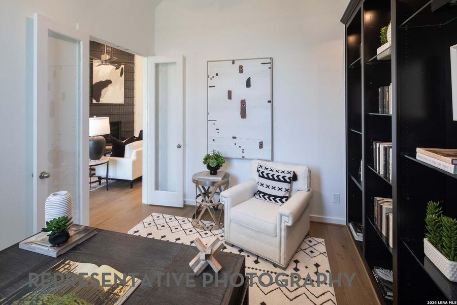 Furnished interior view inside a new home in The Ranches at Creekside, Boerne (Image 24).