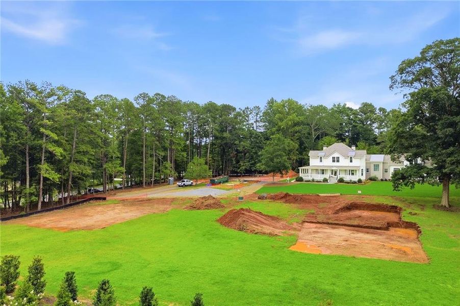 Site preparation for new homesites in , Marietta (Image 67). Site preparation for new homesites in , Marietta (Image 67).
