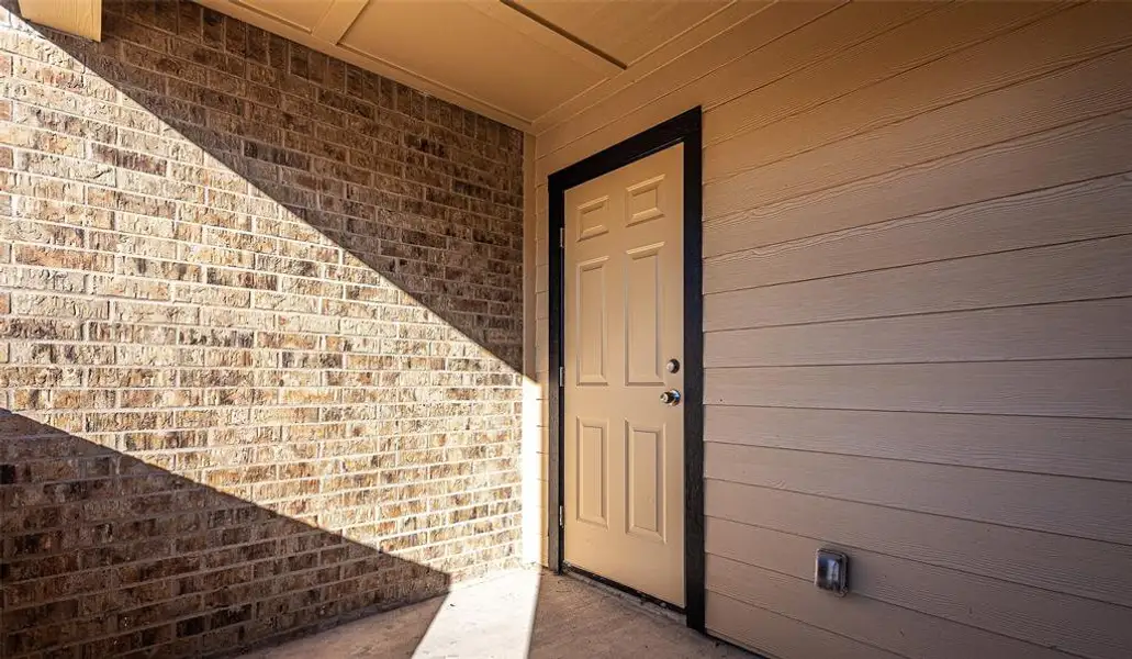 View of doorway to 1st floor Condo #105