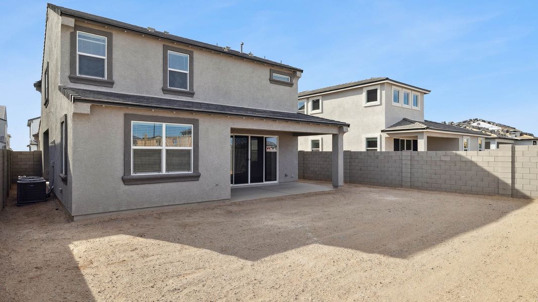 Exterior details and patio area of a home in Apache Farms, Buckeye (Image 4).
