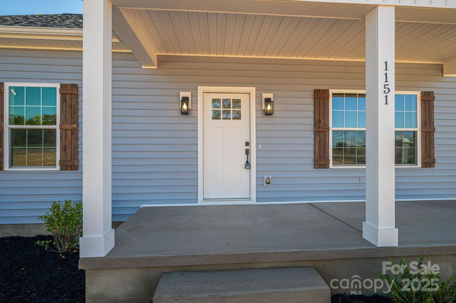 Exterior details and patio area of a home in , Hickory (Image 1). Exterior details and patio area of a home in , Hickory (Image 1).