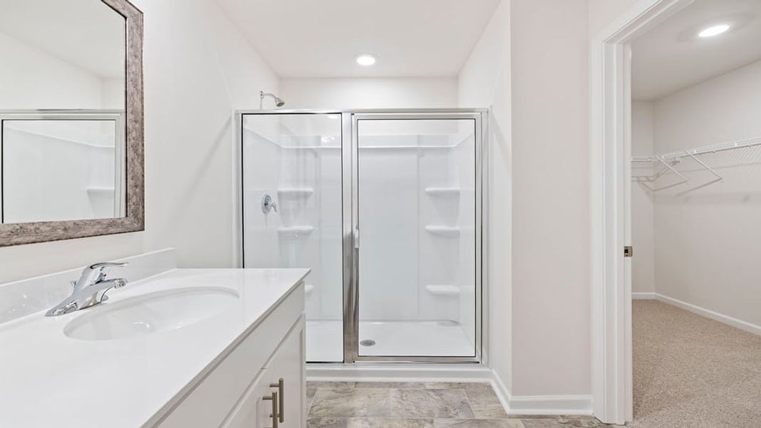 Representative furnished interior of a home built from the Belhaven by D.R. Horton in Palmetto Valley, Anderson (Image 12).