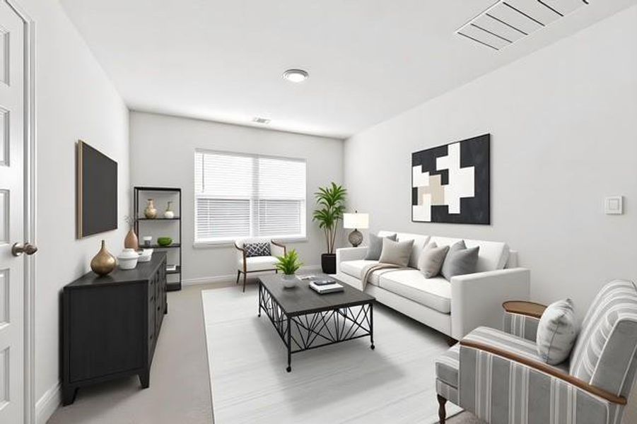 Furnished interior view inside a new home in Brooks Village, Dacula (Image 38).