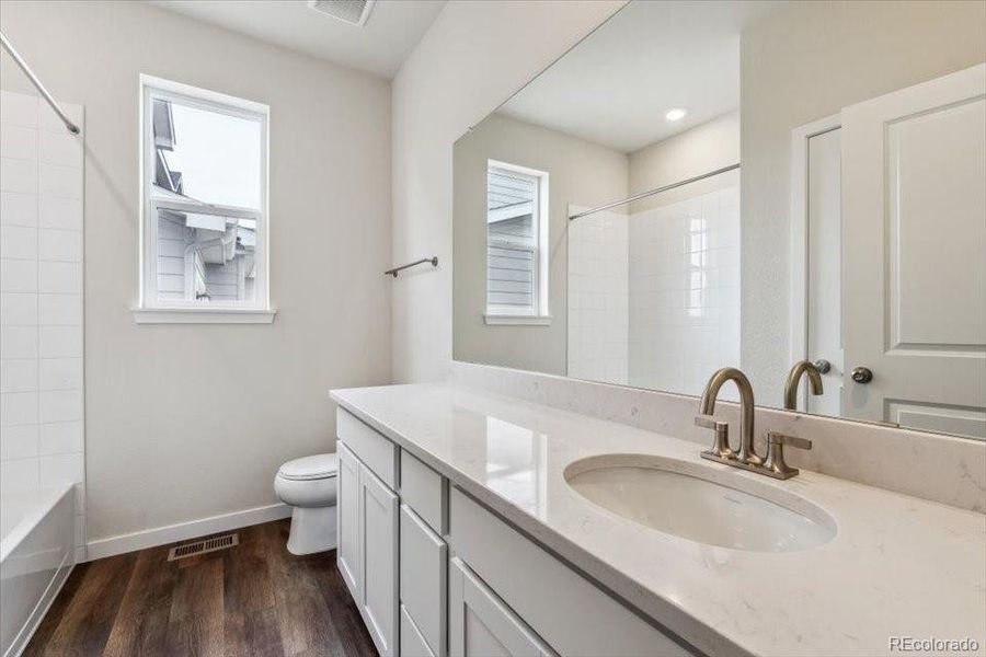 Furnished interior view inside a new home in Red Barn Meadows, Mead (Image 7).