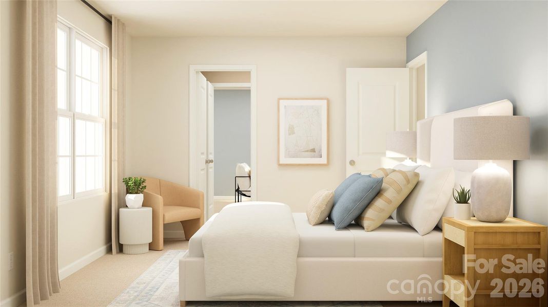 Furnished interior view inside a new home in Redhawk, Belmont (Image 16).