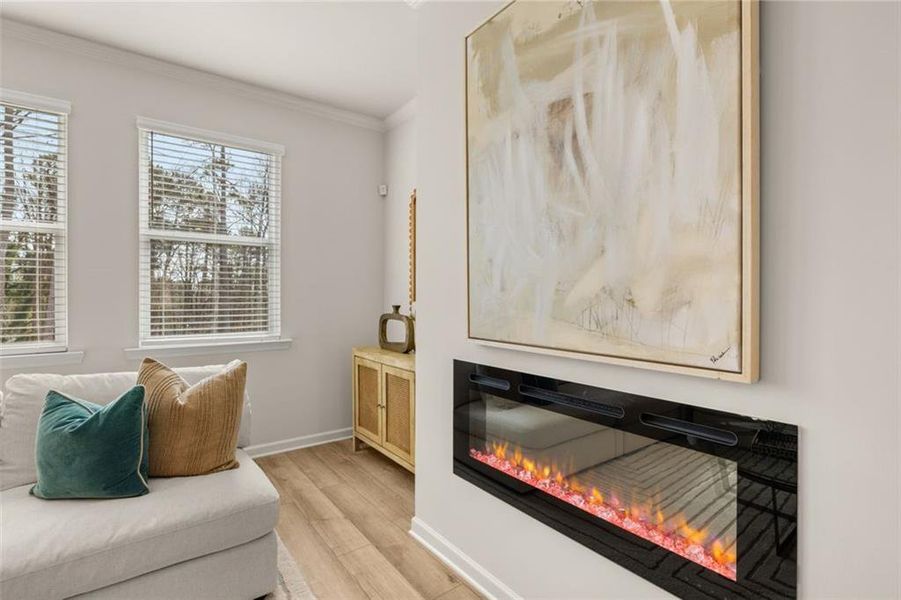 Furnished interior view inside a new home in Hillbrooke Preserve, Conyers (Image 19).
