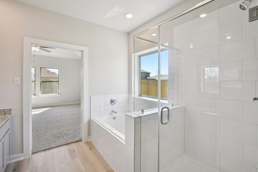 Furnished interior view inside a new home in Splendora Fields, Splendora (Image 9).