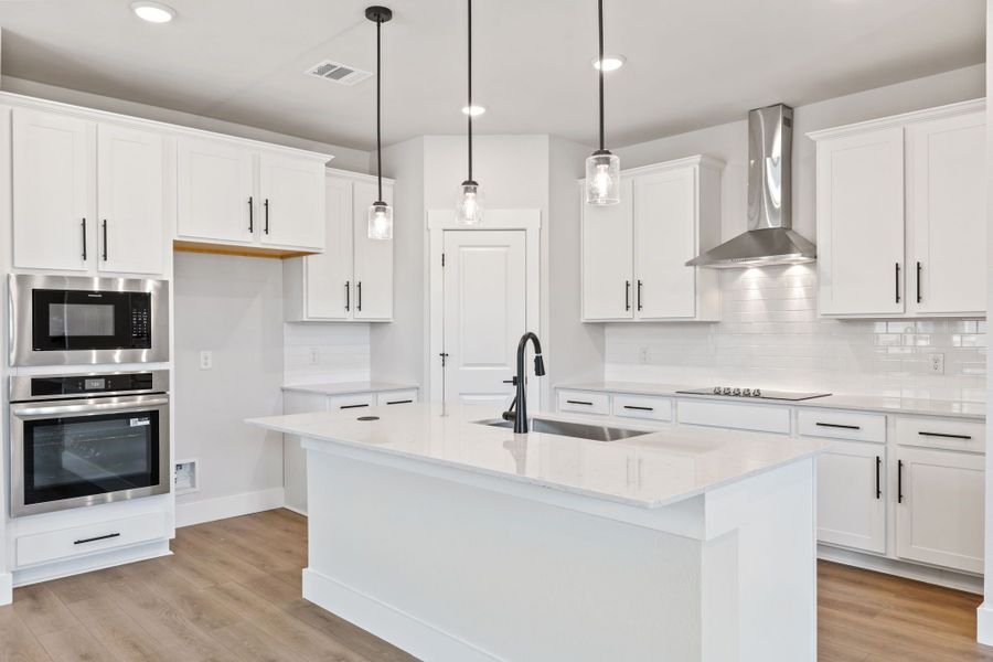 Furnished interior view inside a new home in Lake Park Villas, Wylie (Image 8).
