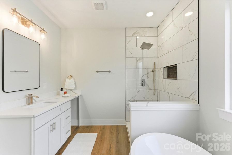 Furnished interior view inside a new home in , Conover (Image 7).