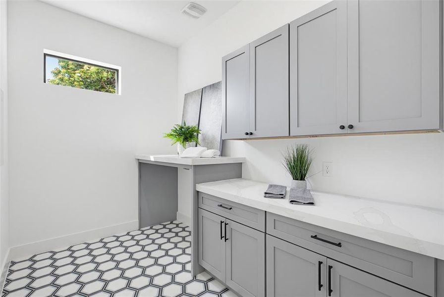 Furnished interior view inside a new home in , Dallas (Image 16). Furnished interior view inside a new home in , Dallas (Image 16).