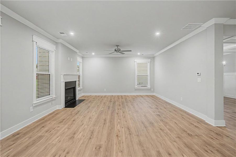 Spacious, unfurnished interior of a new home in Springside Reserve, Powder Springs (Image 40).