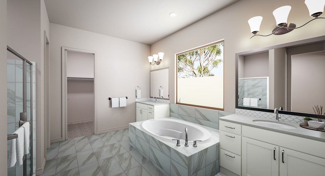 Representative furnished interior of a home built from the Palo Verde Plan 7051 by Tri Pointe Homes in Whispering Hills, Laveen (Image 6). Representative furnished interior of a home built from the Palo Verde Plan 7051 by Tri Pointe Homes in Whispering Hills, Laveen (Image 6).