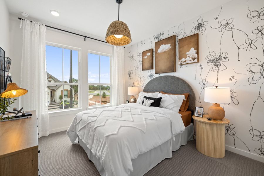 Representative furnished interior of a home built from the Linden by Tri Pointe Homes in Wolf Ranch, Georgetown (Image 47).