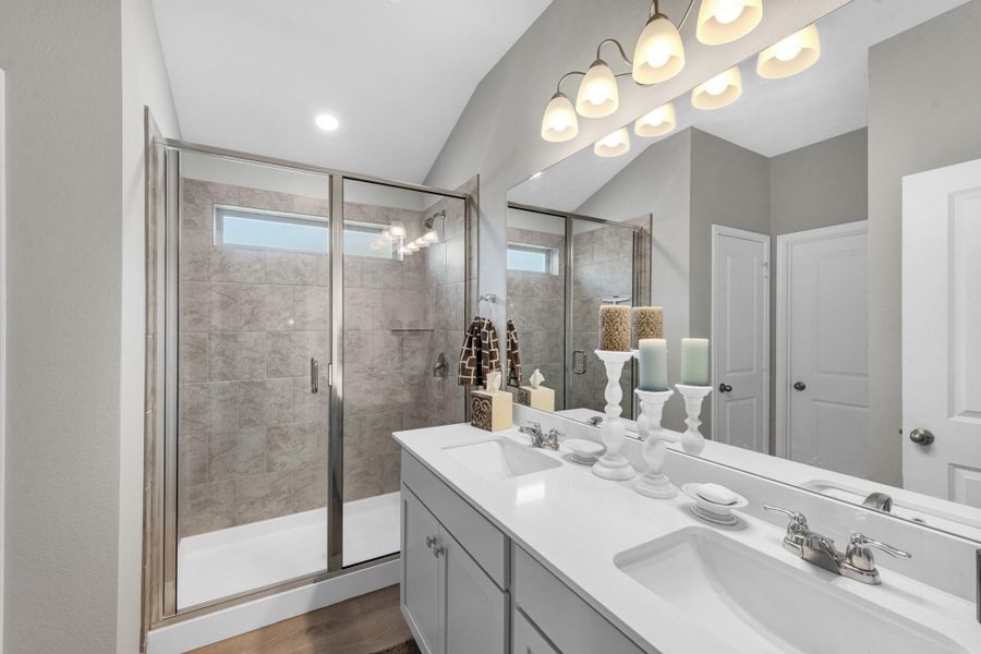 Furnished interior view inside a new home in Liberty Village, Brenham (Image 31).