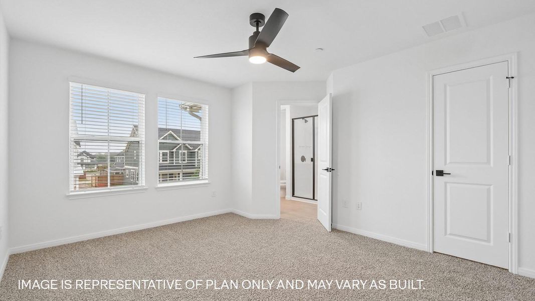 Spacious, unfurnished interior of a new home in Avery Centre, Round Rock (Image 25).