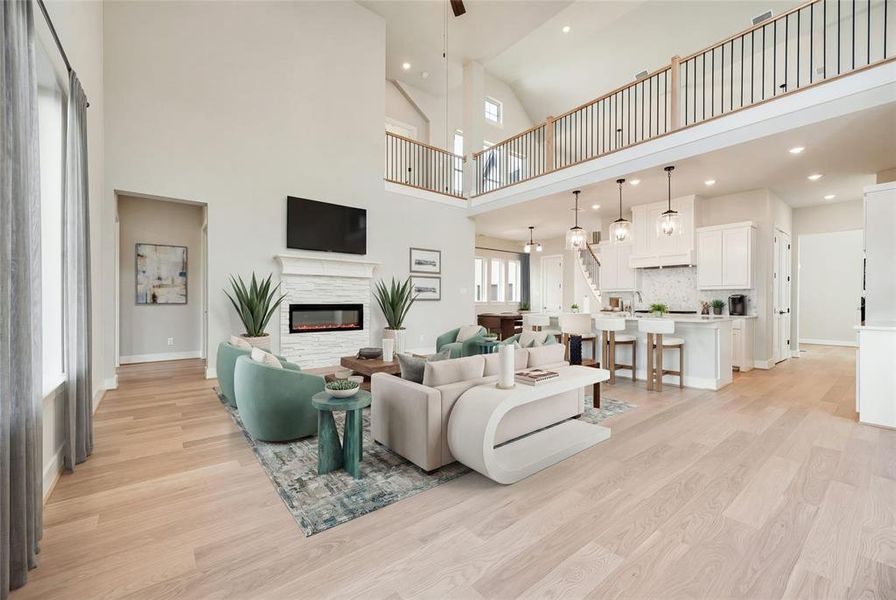 Furnished interior view inside a new home in Grand Estates of Anna, Anna (Image 14).