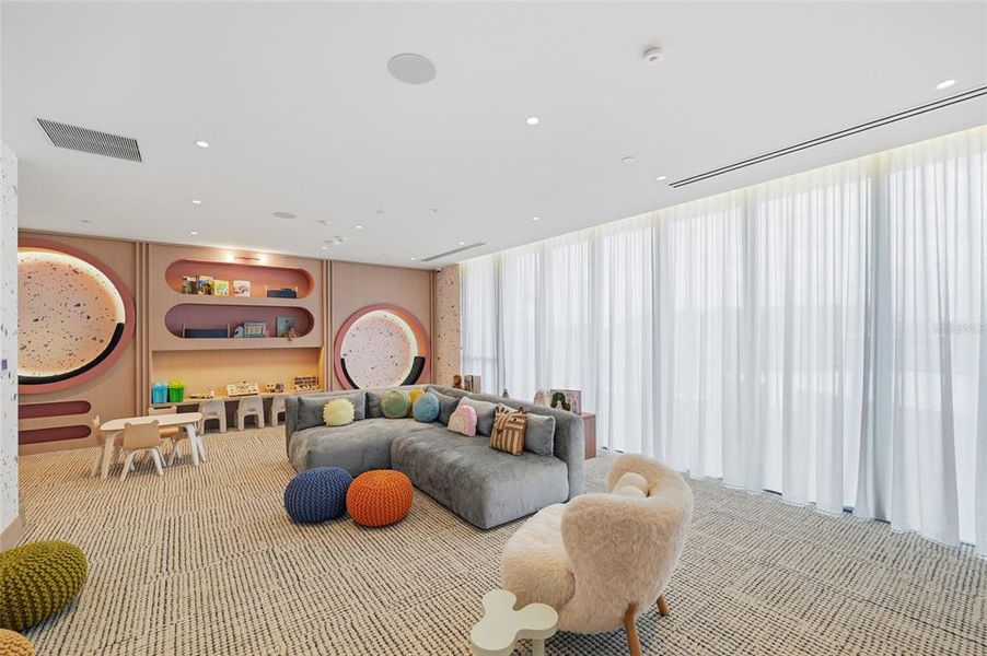 Furnished interior view inside a new home in , Tampa (Image 13).