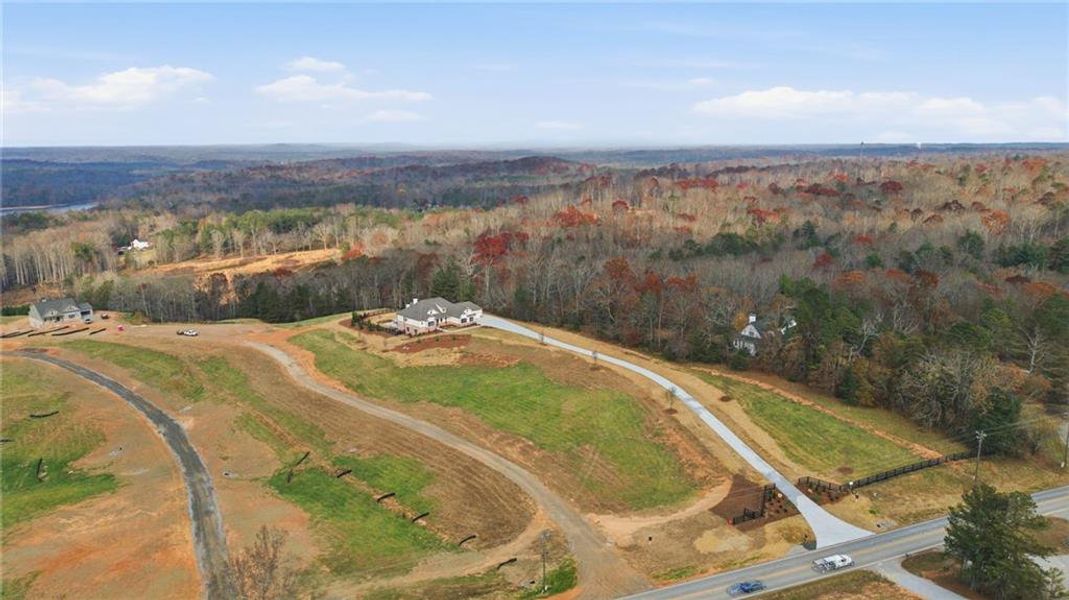 Front exterior of a new home in , Gainesville, GA, highlighting curb appeal (Image 35).