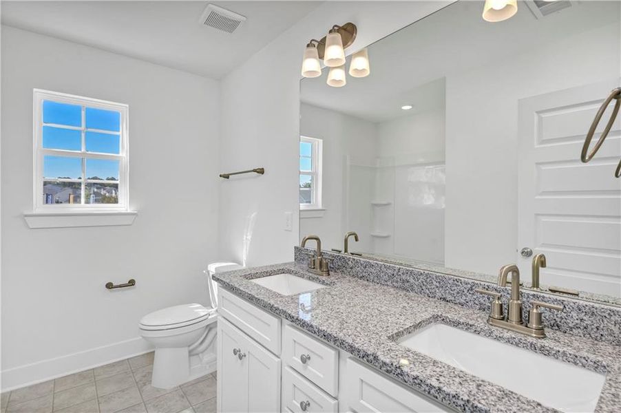 Furnished interior view inside a new home in Villas at Dawsonville, Dawsonville (Image 8). Furnished interior view inside a new home in Villas at Dawsonville, Dawsonville (Image 8).