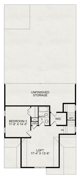 2D floor plan layout for the Rosemary by Homes by Dickerson in Wendell Falls, Wendell, NC (Image 4). 2D floor plan layout for the Rosemary by Homes by Dickerson in Wendell Falls, Wendell, NC (Image 4).