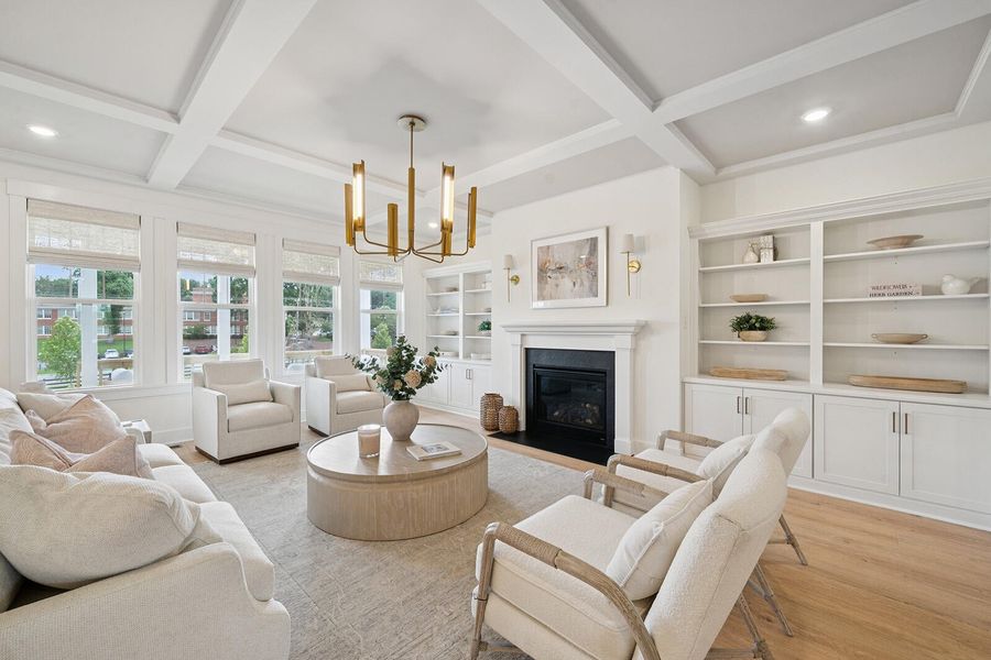 Furnished interior view inside a new home in , Summerville (Image 14).