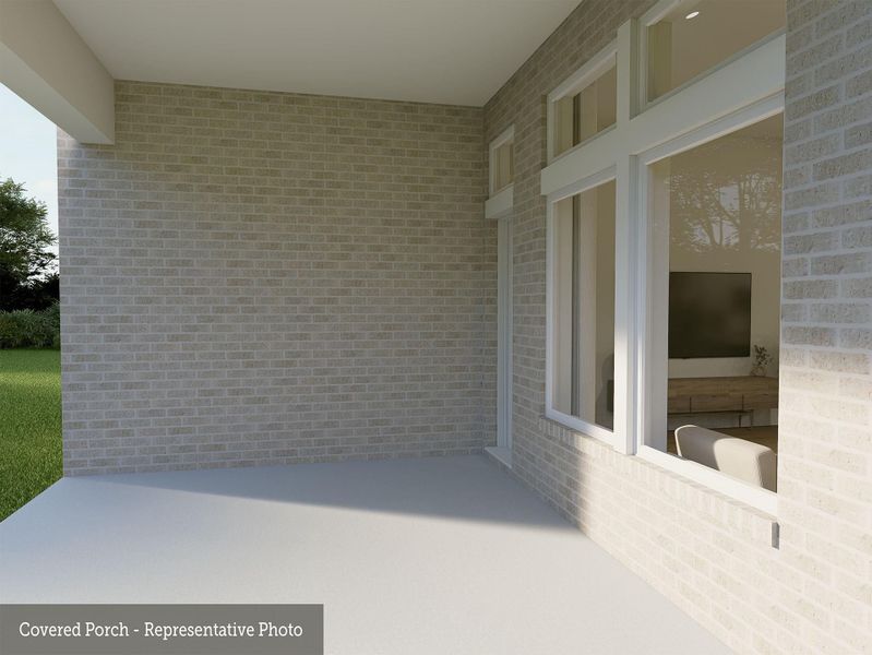 Exterior details and patio area of a home in Colton 45' Homesites, Todd Mission (Image 2).