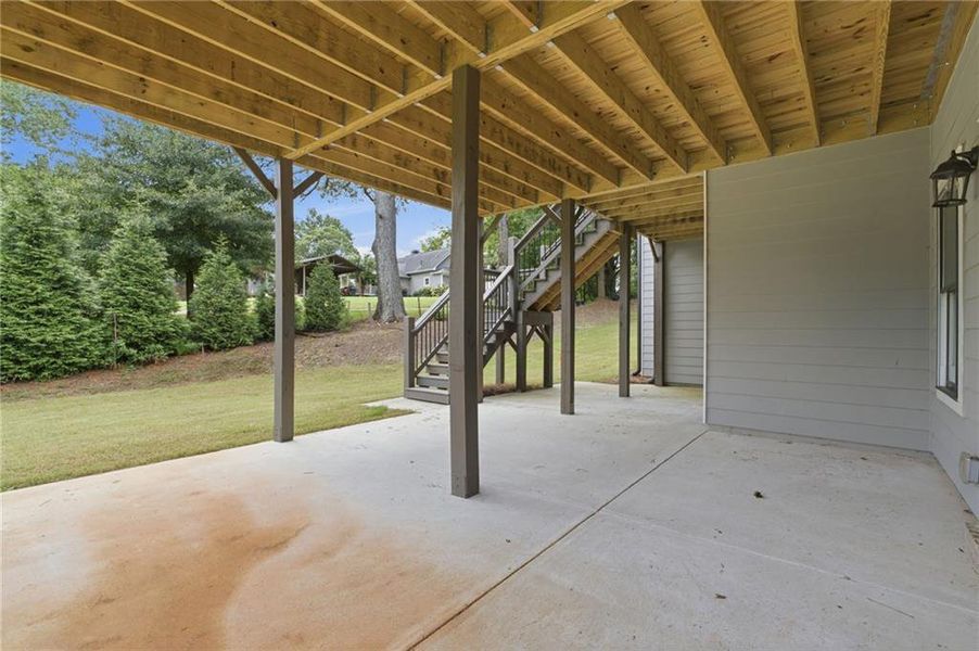 Exterior details and patio area of a home in , Marietta (Image 3).