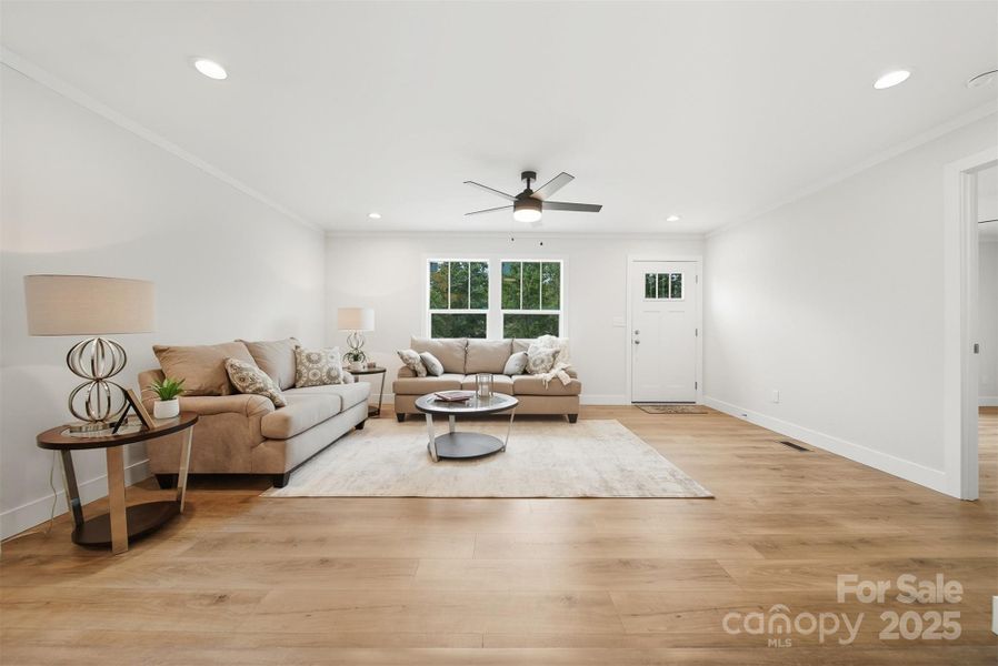 Furnished interior view inside a new home in , Lenoir (Image 8).