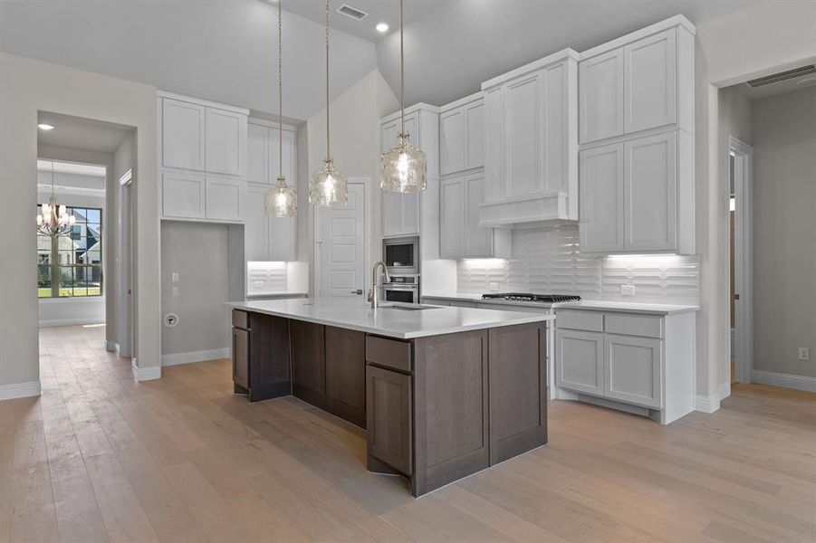 Furnished interior view inside a new home in Windsong Ranch, Prosper (Image 11). Furnished interior view inside a new home in Windsong Ranch, Prosper (Image 11).