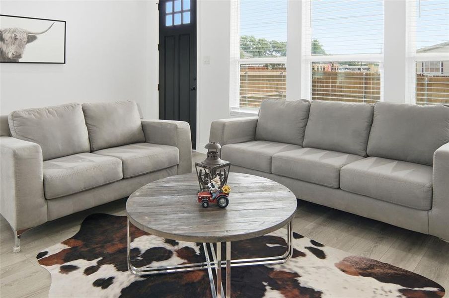 Furnished interior view inside a new home in , Fort Worth (Image 6). Furnished interior view inside a new home in , Fort Worth (Image 6).