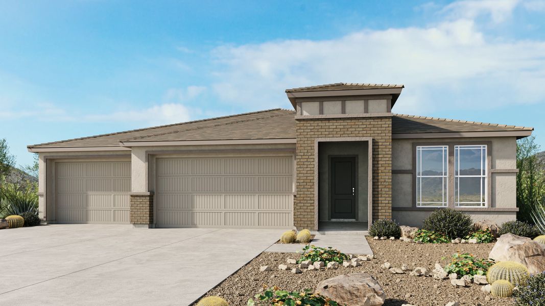 Representative exterior photo of a completed home built from the Cardinal by Taylor Morrison in Salero Journey, Laveen, AZ (Image 3).