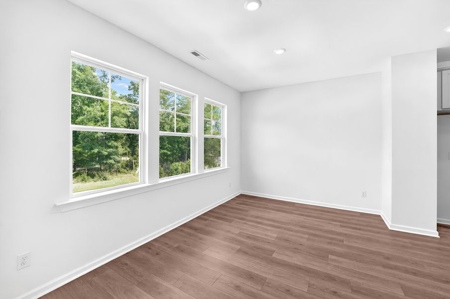 Spacious, unfurnished interior of a new home in Silverstone, Knightdale (Image 23). Spacious, unfurnished interior of a new home in Silverstone, Knightdale (Image 23).