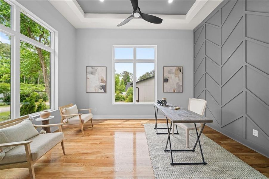 Furnished interior view inside a new home in , Alpharetta (Image 35).