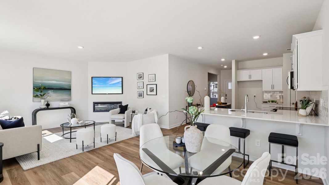 Furnished interior view inside a new home in Stanton, Richburg (Image 22).