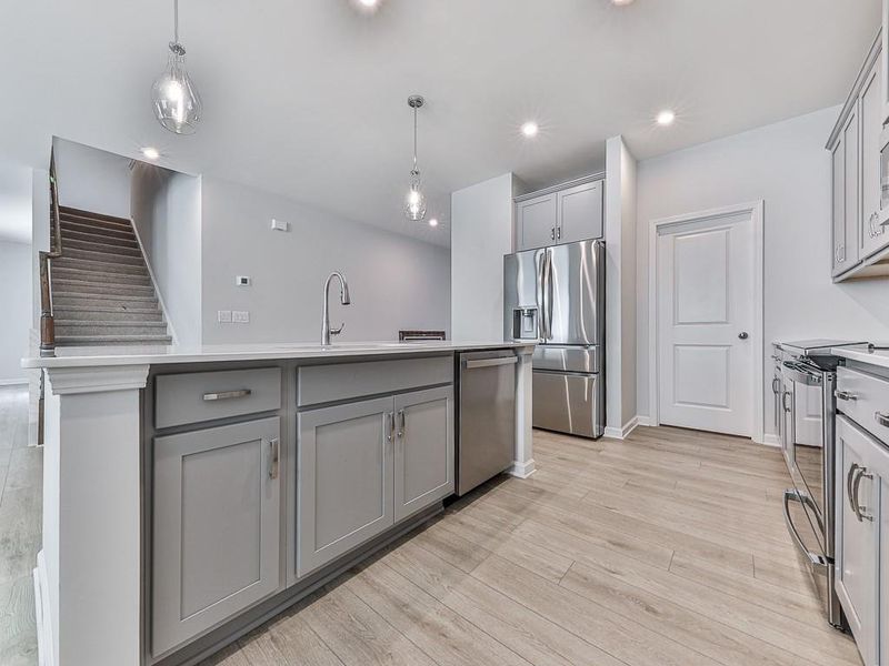 Furnished interior view inside a new home in Kingsley, Acworth (Image 18).
