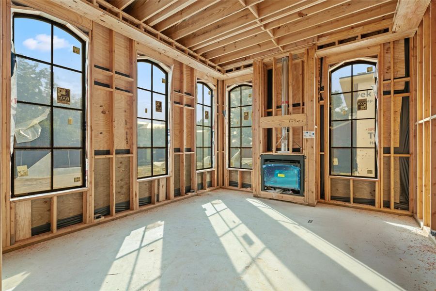 In-progress construction of a new home in , Houston, TX (Image 14).