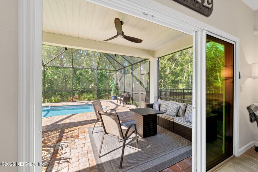 Furnished interior view inside a new home in , St. Augustine (Image 14).