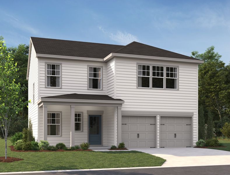 Rendering is for illustrative purposes. Actual exterior selections may vary by homesite.