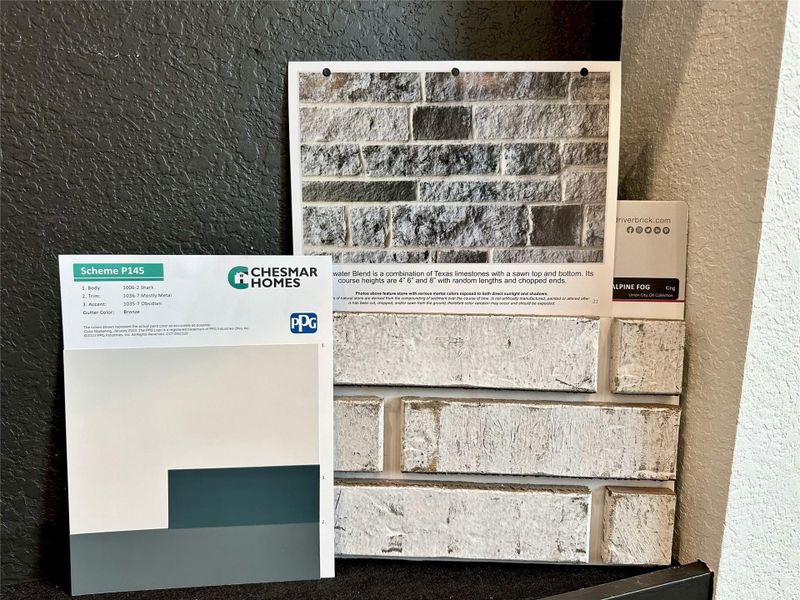 Sample of building materials used in homes in Jubilee Chateau, Hockley (Image 33).
