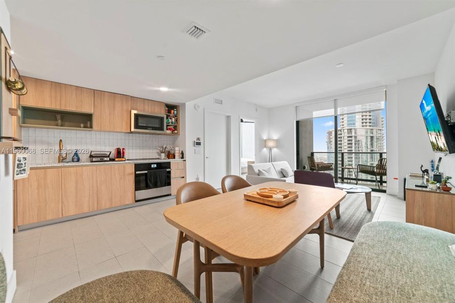 Furnished interior view inside a new home in , Miami (Image 3).