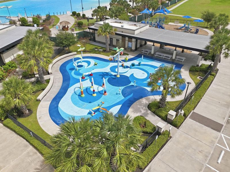 Neighborhood splash pad