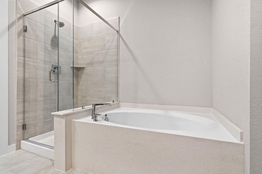 Furnished interior view inside a new home in Cypresswood Landing, Humble (Image 8).